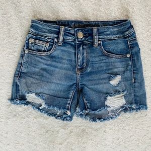 American Eagle destroyed shorts